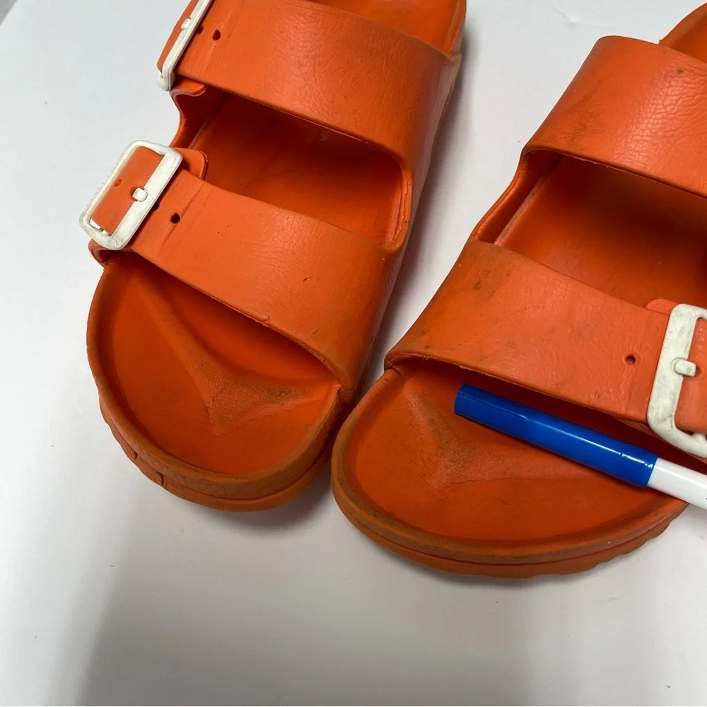 Birkenstock Arizona‎ Eva Essentials Sandals Red EU 38 W7 M5  Lightweight comfy